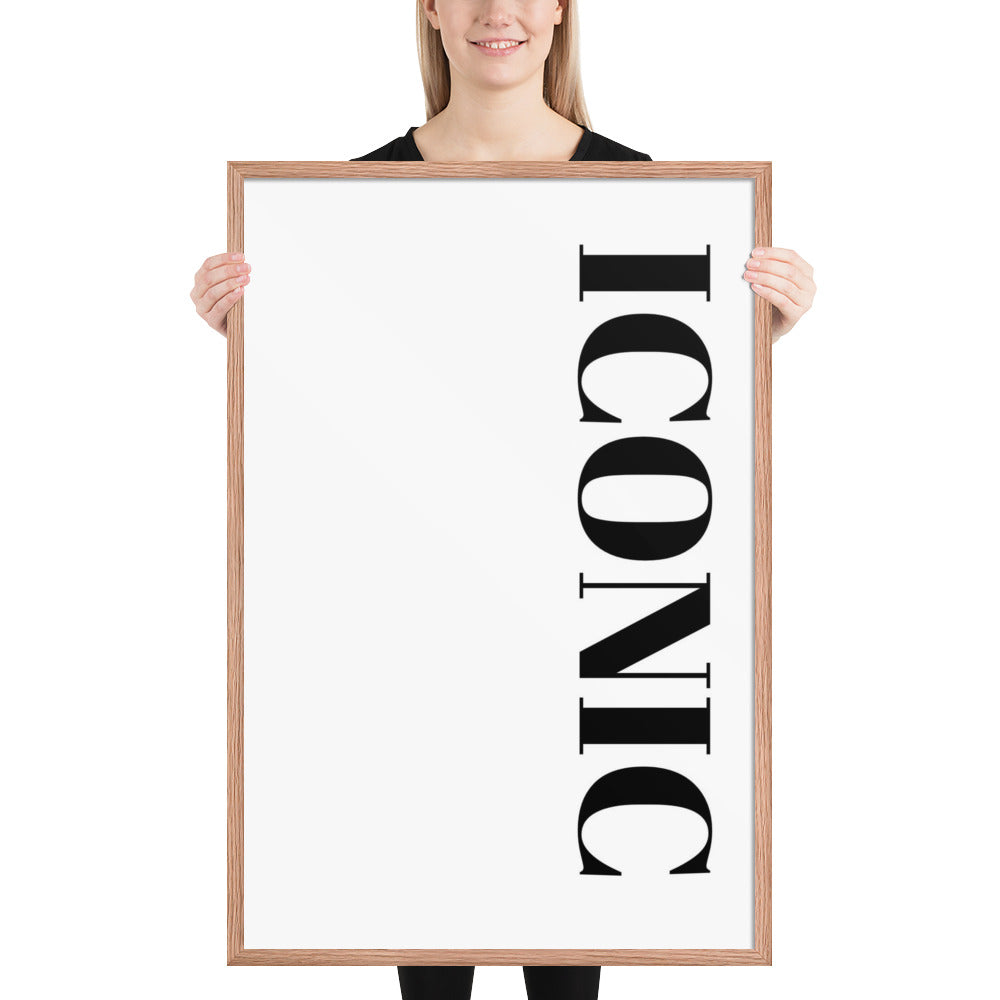 ICONIC Framed poster - ASHRILEYPRINTS