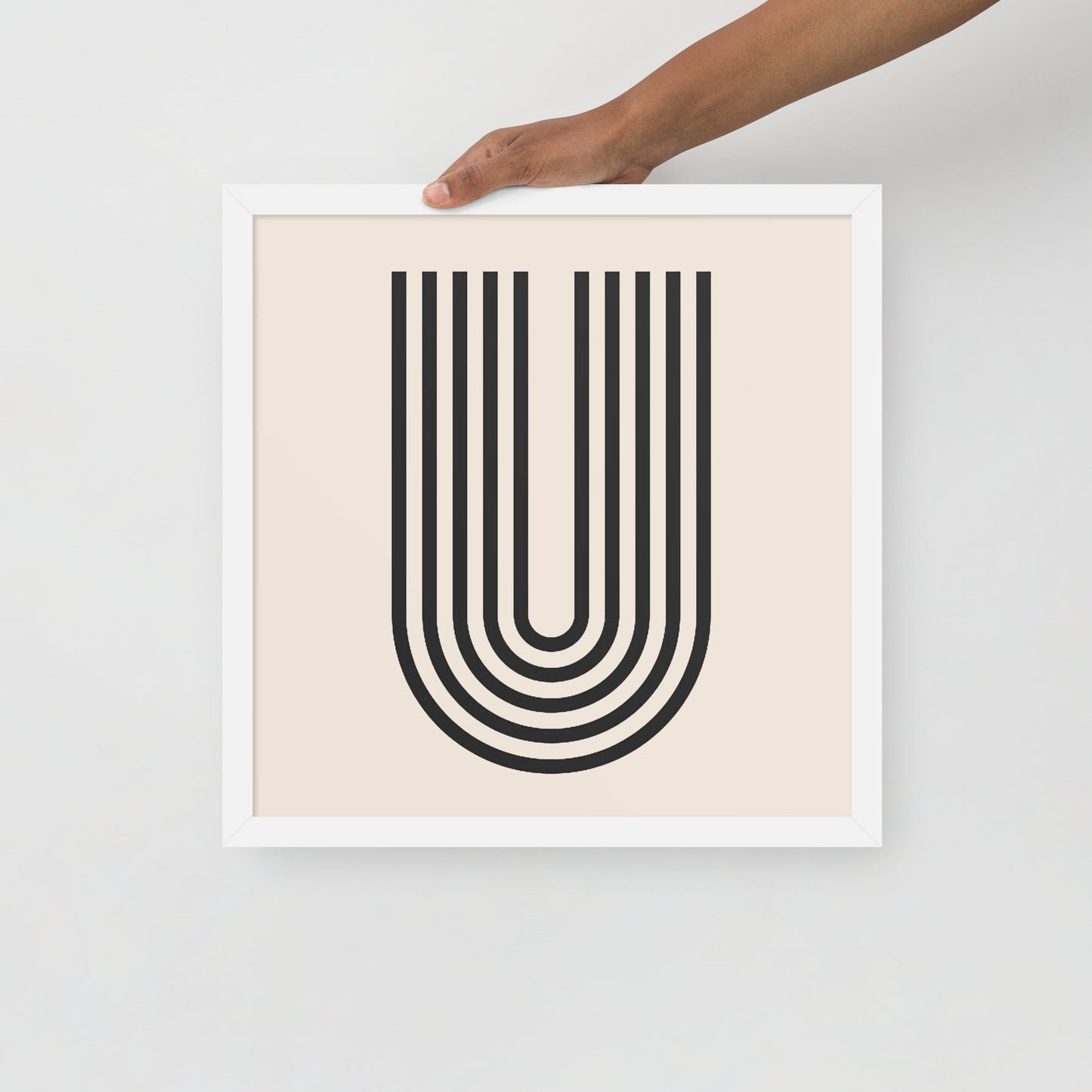 GEOMETRIC LINE Framed poster - ASHRILEYPRINTS