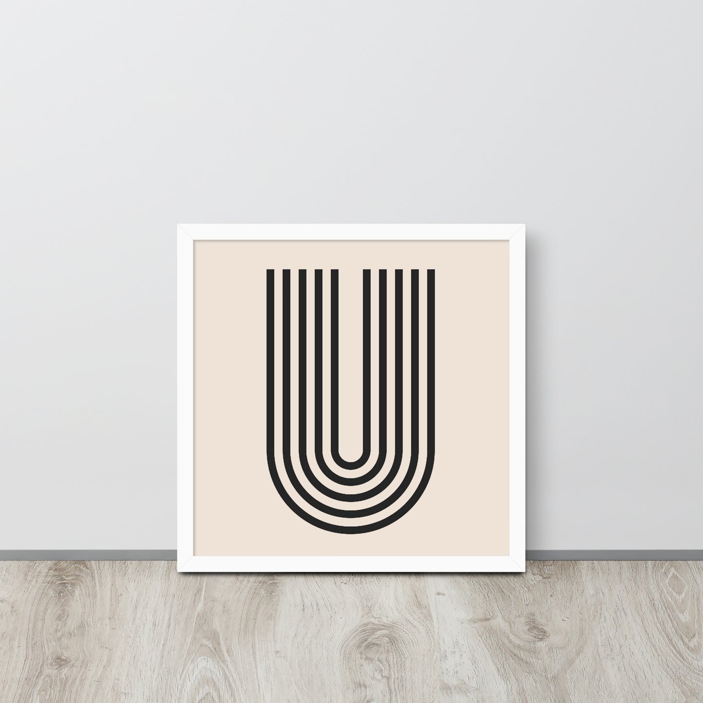 GEOMETRIC LINE Framed poster - ASHRILEYPRINTS