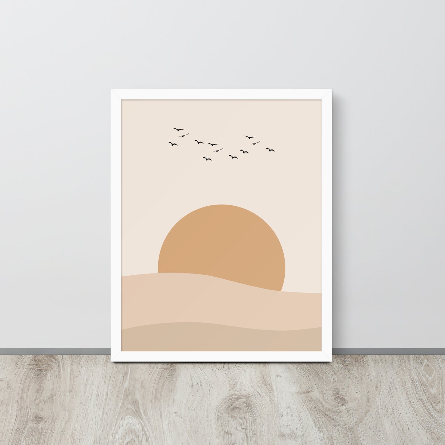 DESERT SUNSET Framed poster