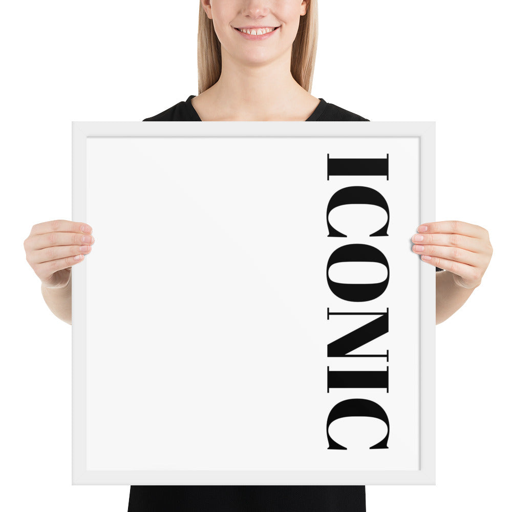 ICONIC Framed poster - ASHRILEYPRINTS