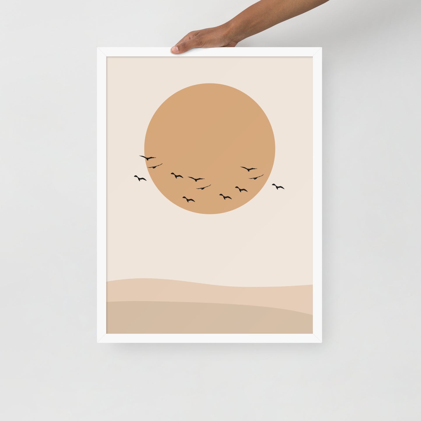 DESERT SUN Framed poster