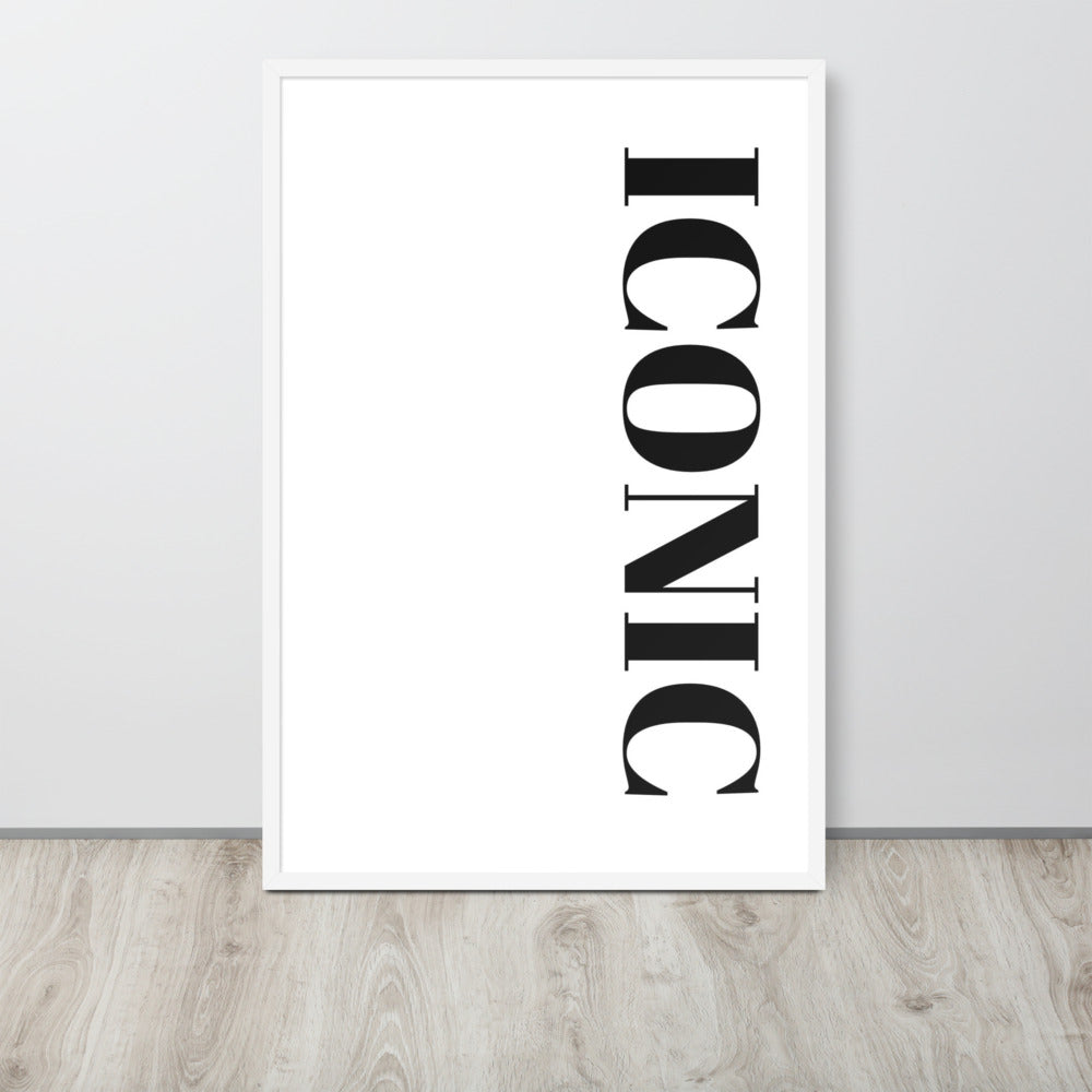 ICONIC Framed poster - ASHRILEYPRINTS