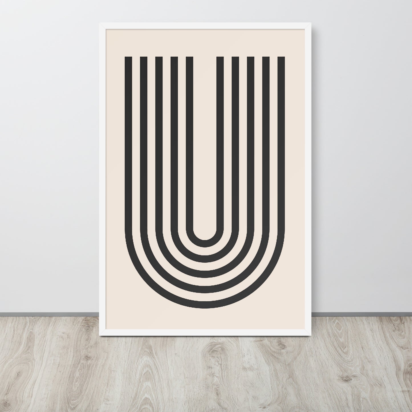 GEOMETRIC LINE Framed poster - ASHRILEYPRINTS