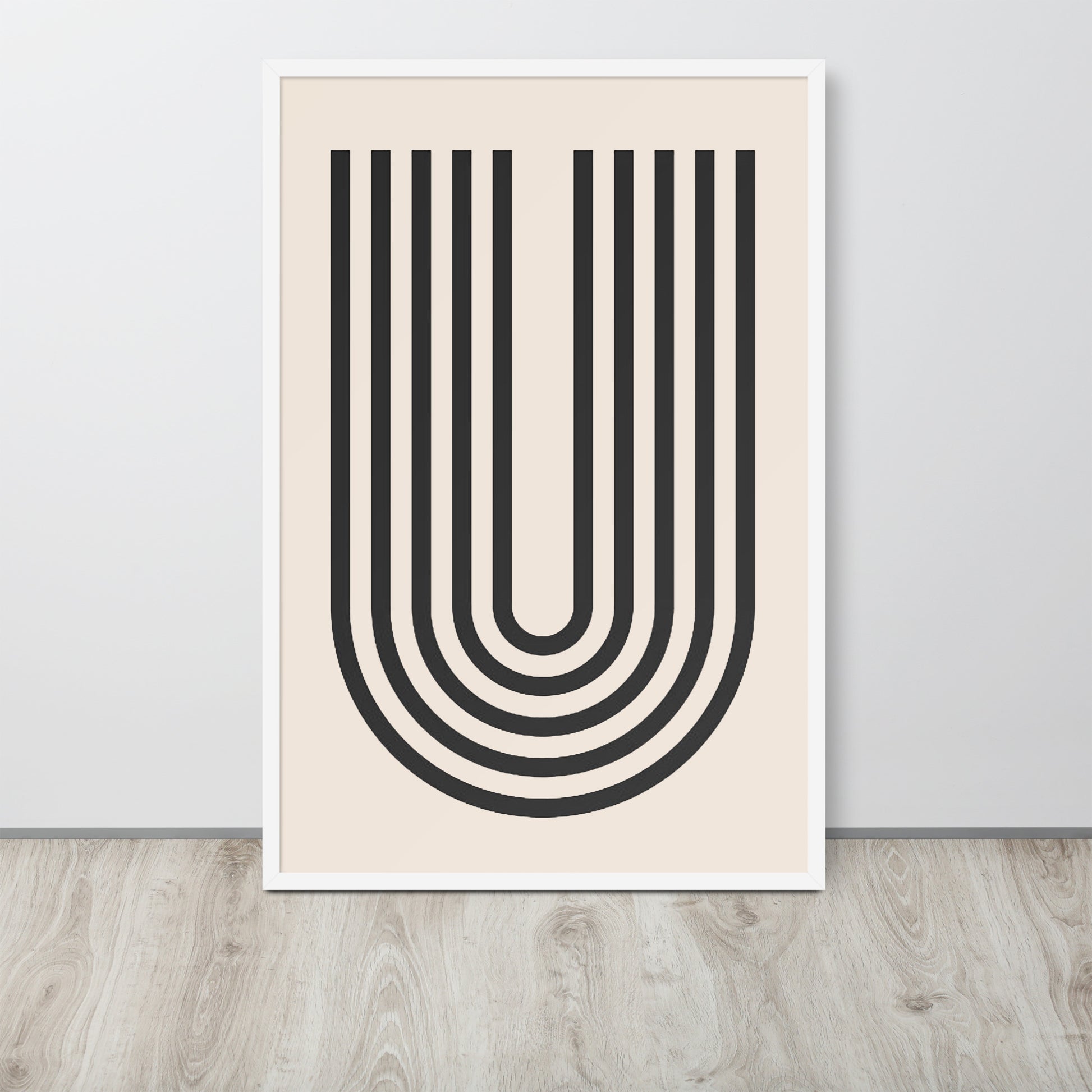 GEOMETRIC LINE Framed poster - ASHRILEYPRINTS
