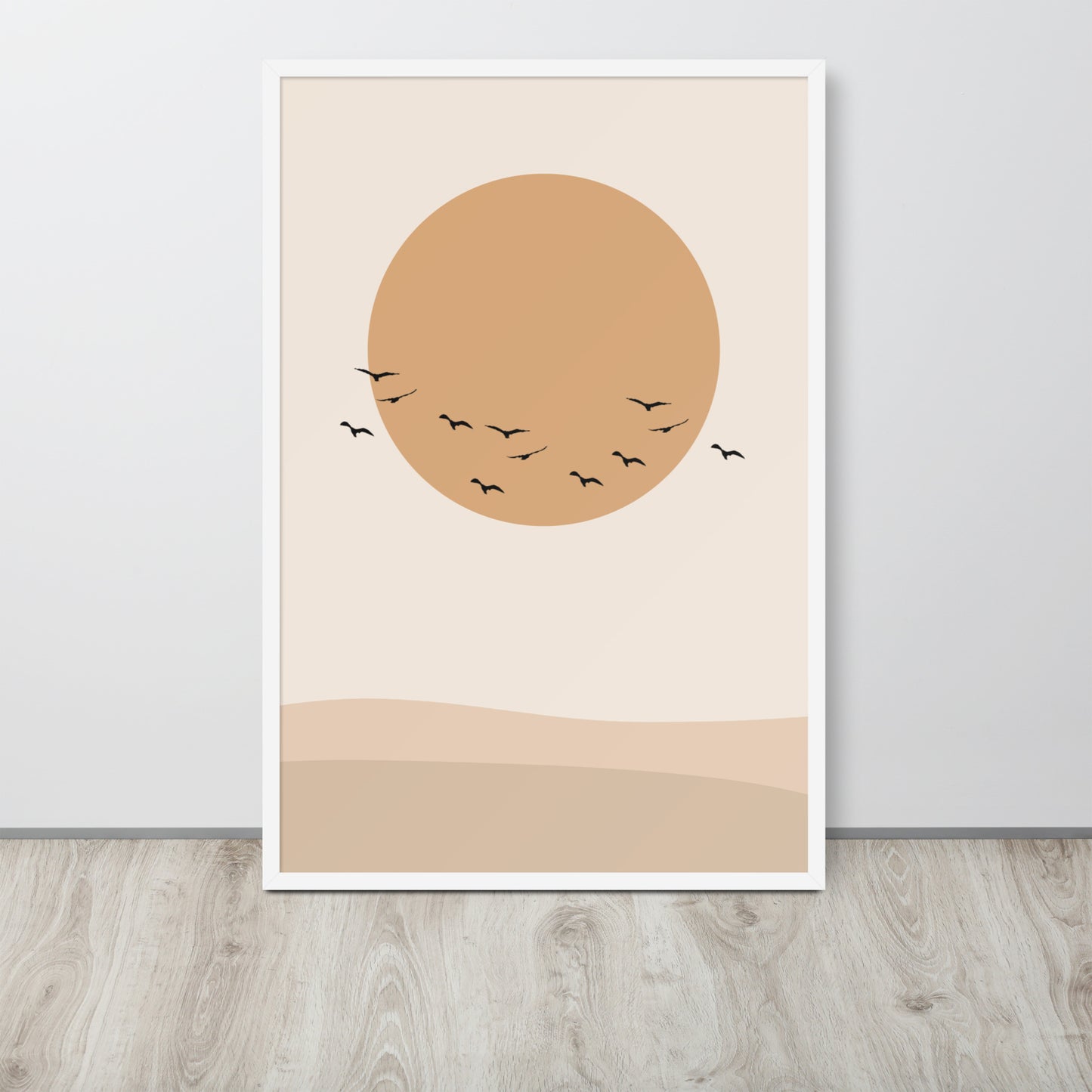 DESERT SUN Framed poster