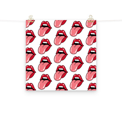 POP ART LIPS Poster