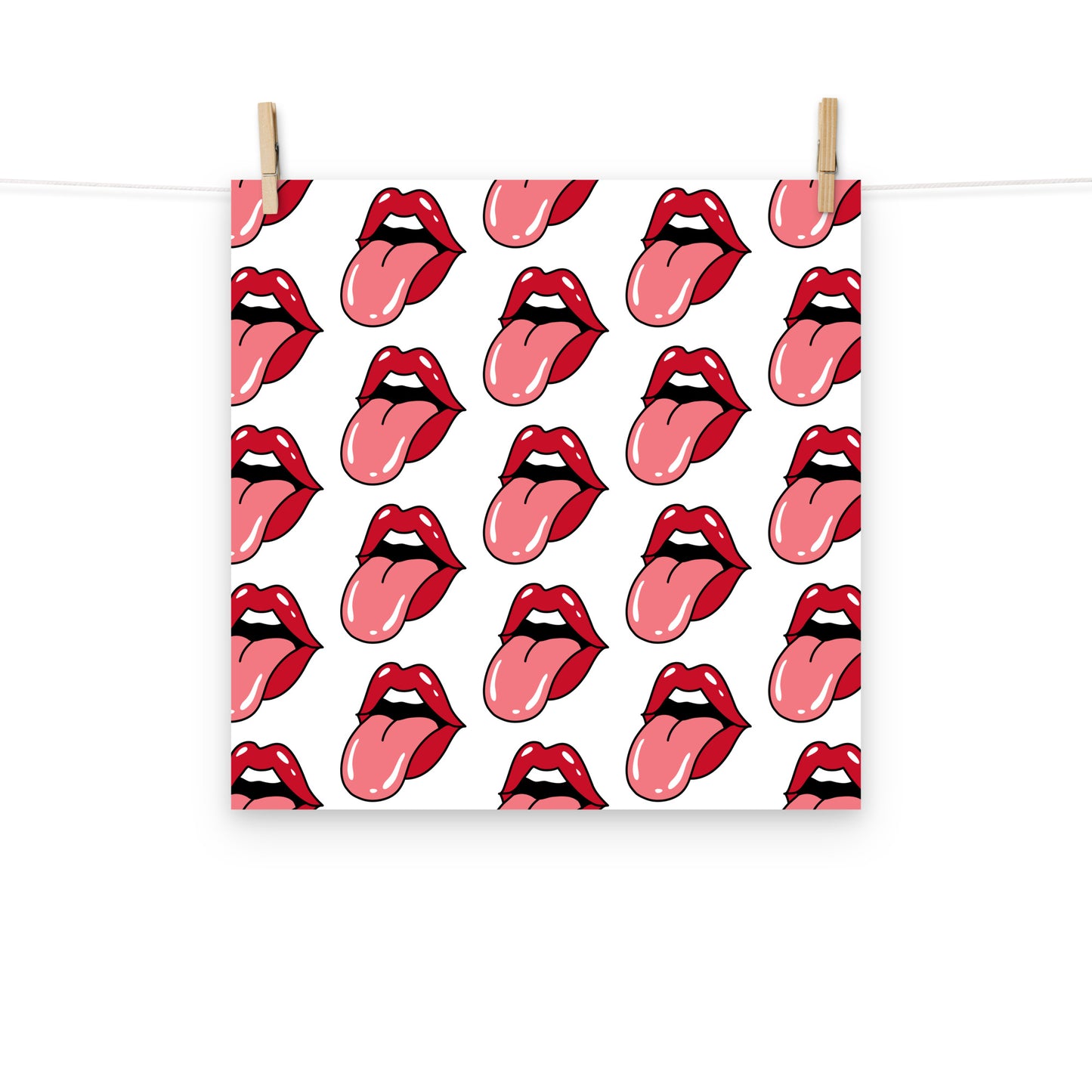 POP ART LIPS Poster
