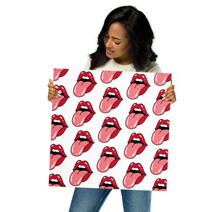 POP ART LIPS Poster