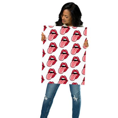 POP ART LIPS Poster