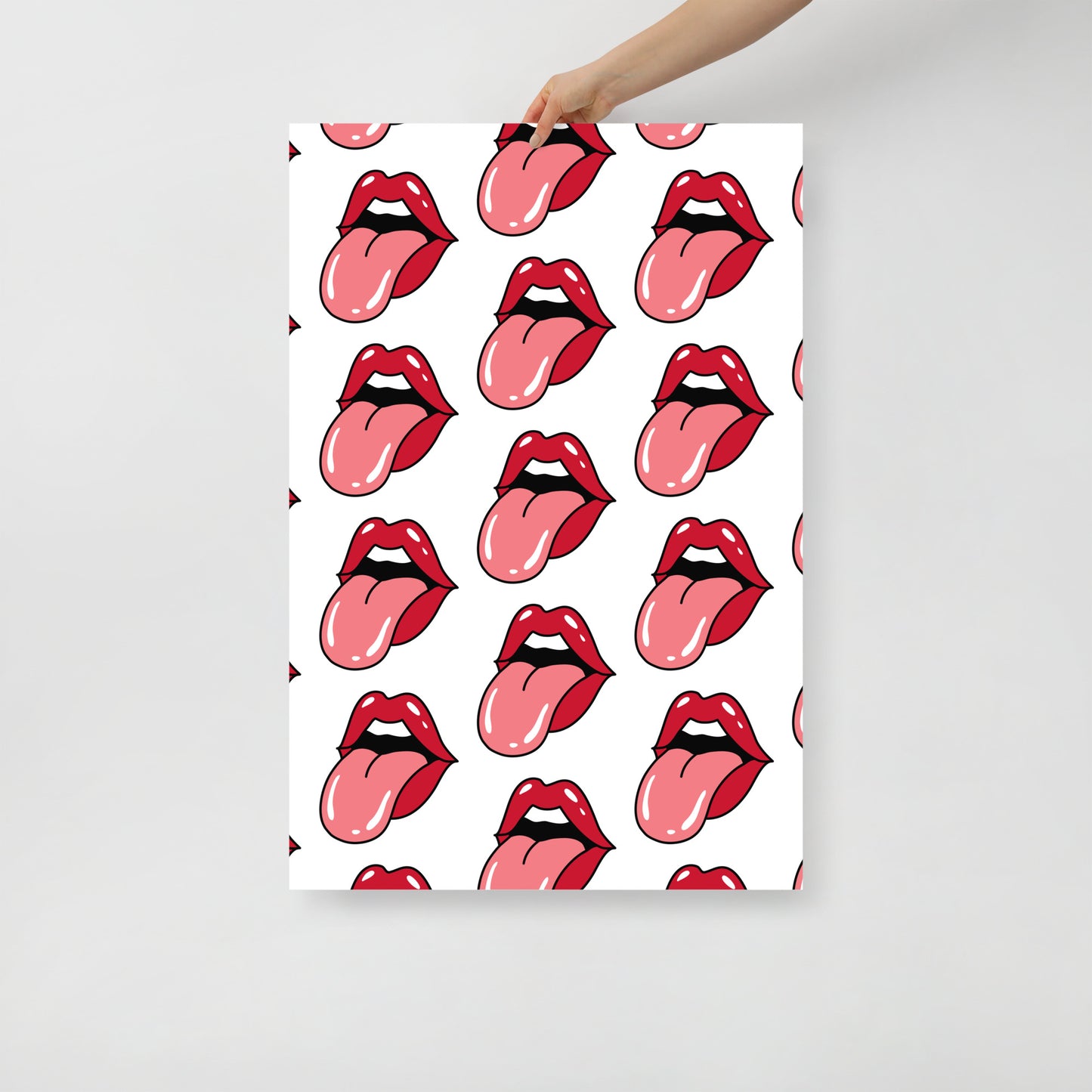 POP ART LIPS Poster