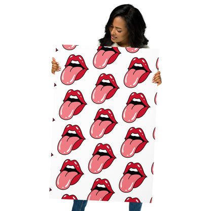 POP ART LIPS Poster