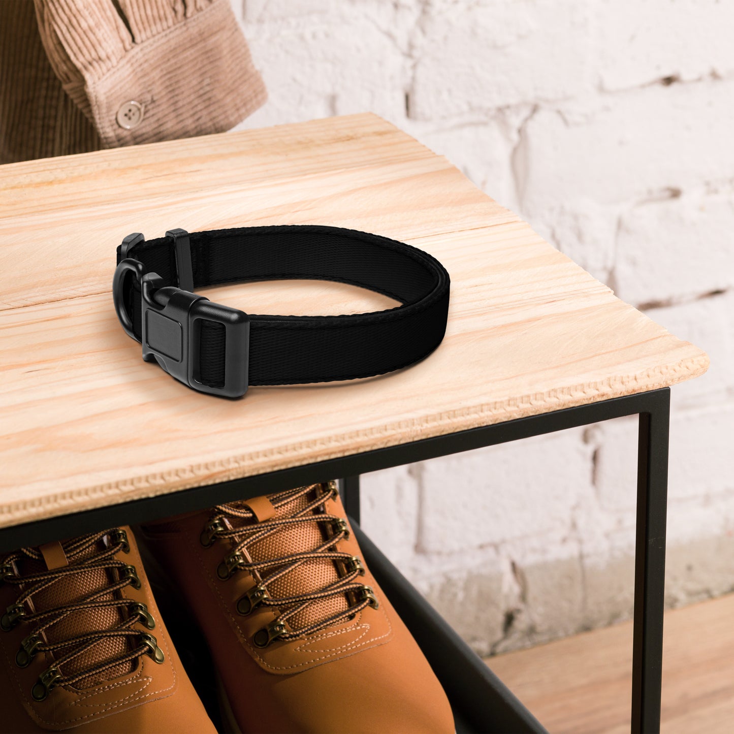 BLACK Pet collar - ASHRILEYPRINTS