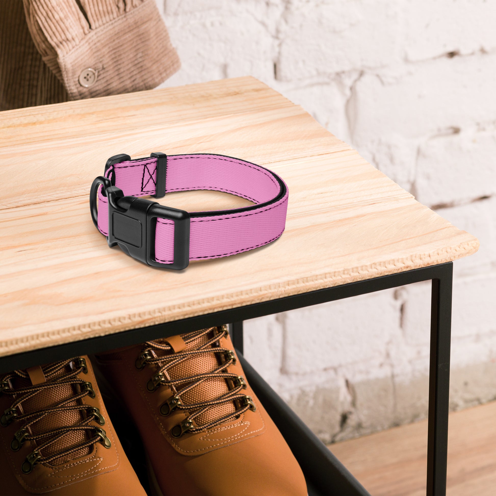 LIGHT PINK Pet collar - ASHRILEYPRINTS