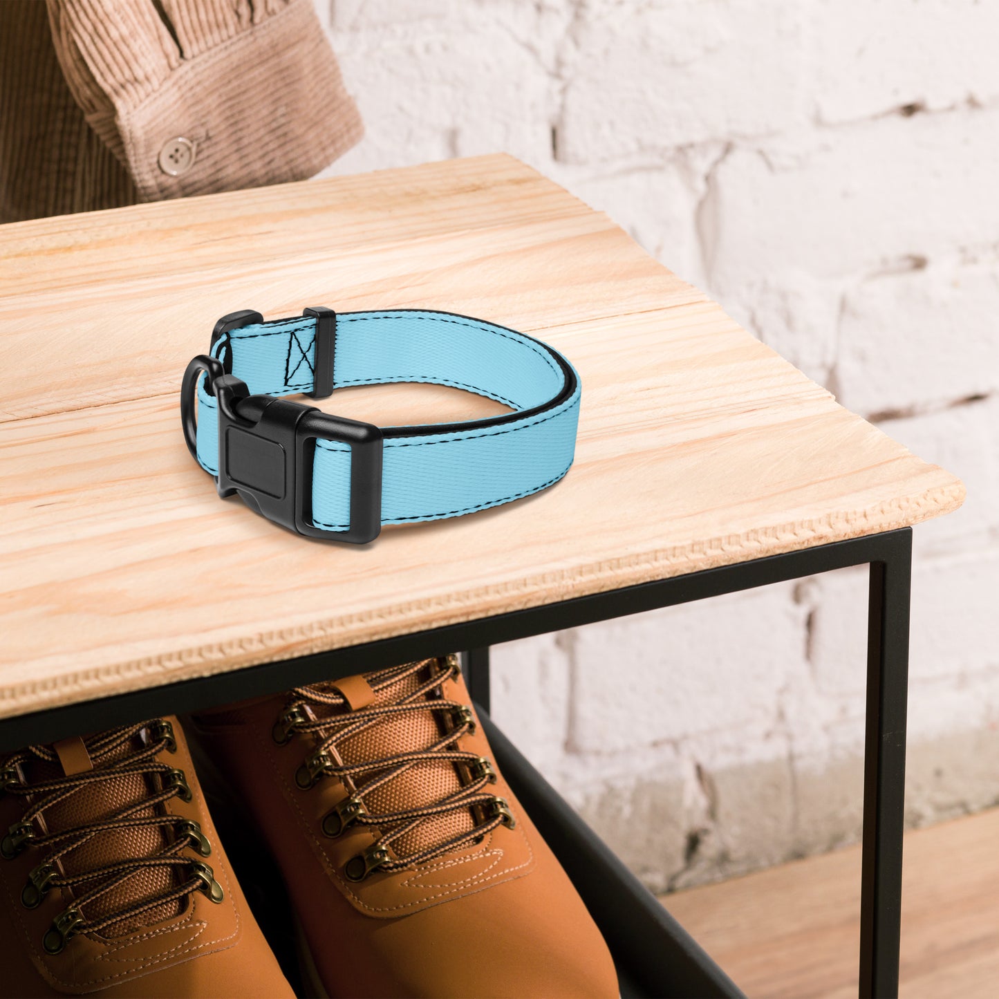 LIGHT BLUE Pet collar - ASHRILEYPRINTS