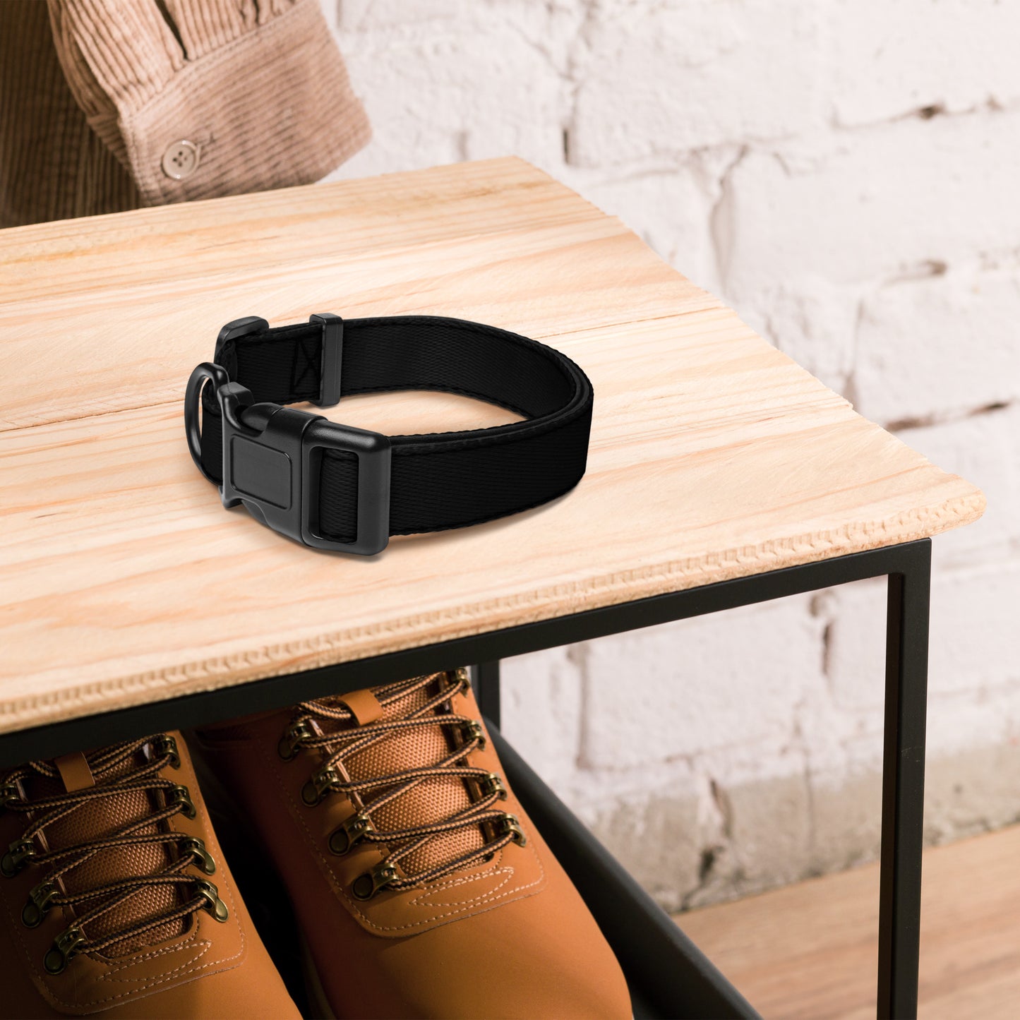 BLACK Pet collar - ASHRILEYPRINTS