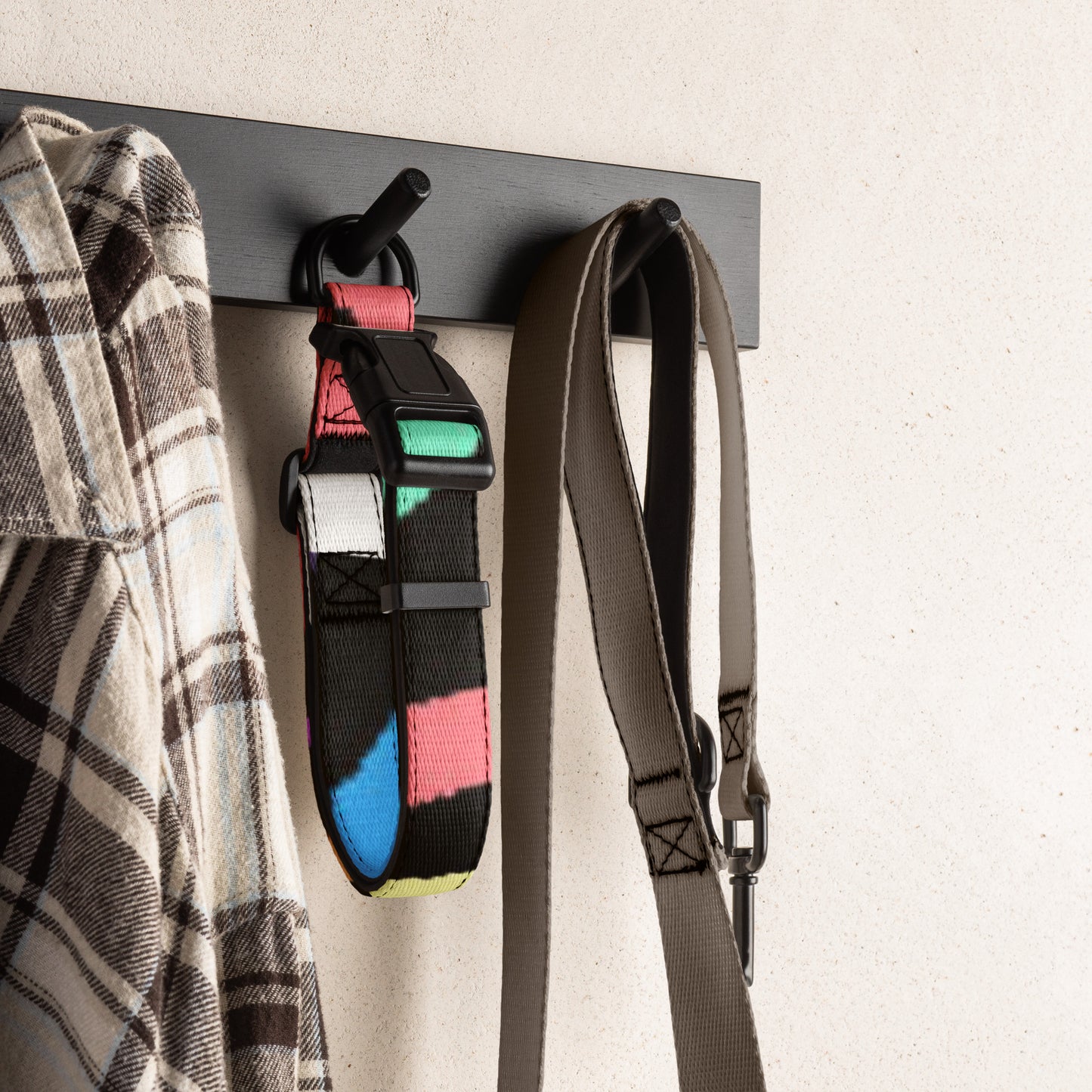 RAINBOW ZEBRA Pet collar - ASHRILEYPRINTS