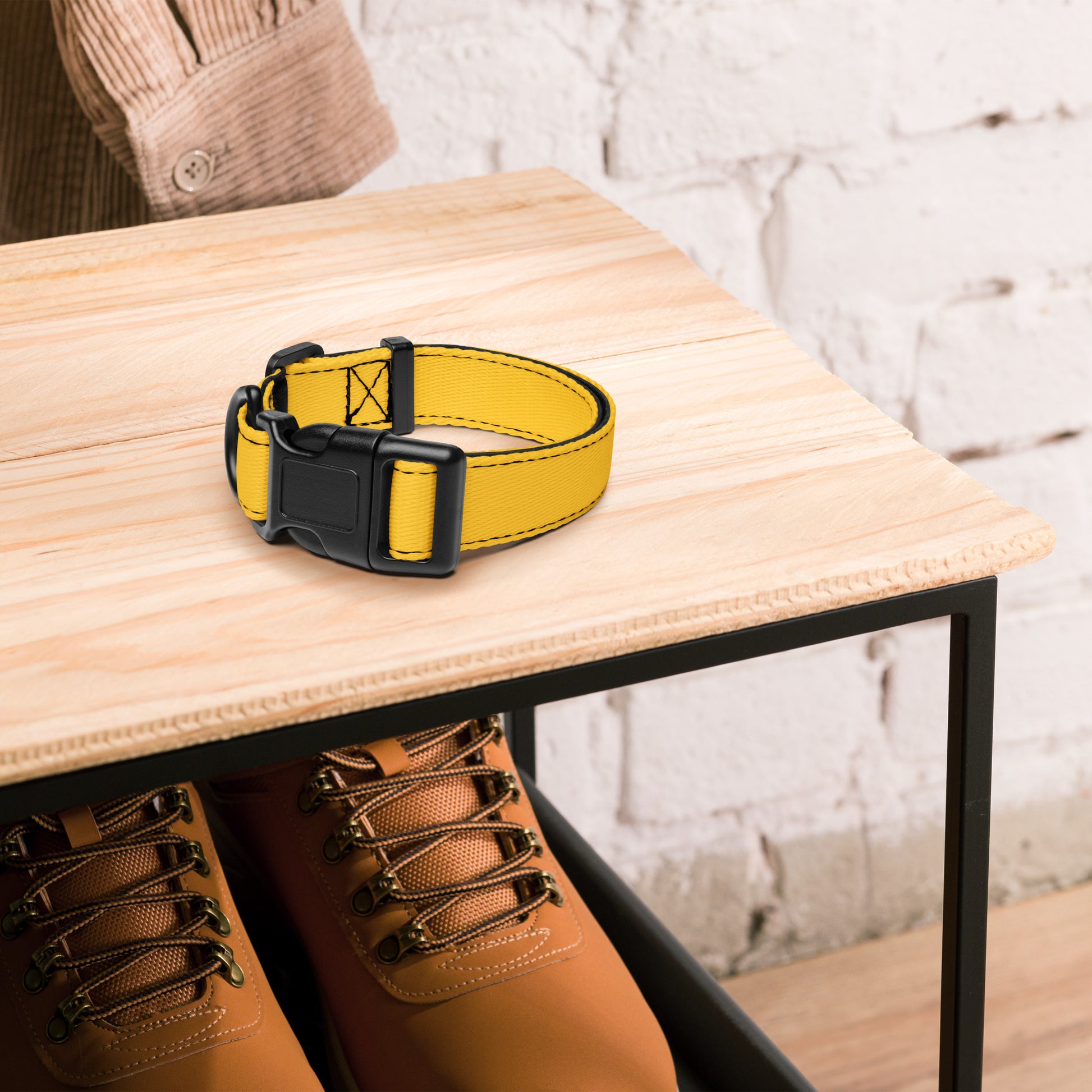 YELLOW Pet collar - ASHRILEYPRINTS