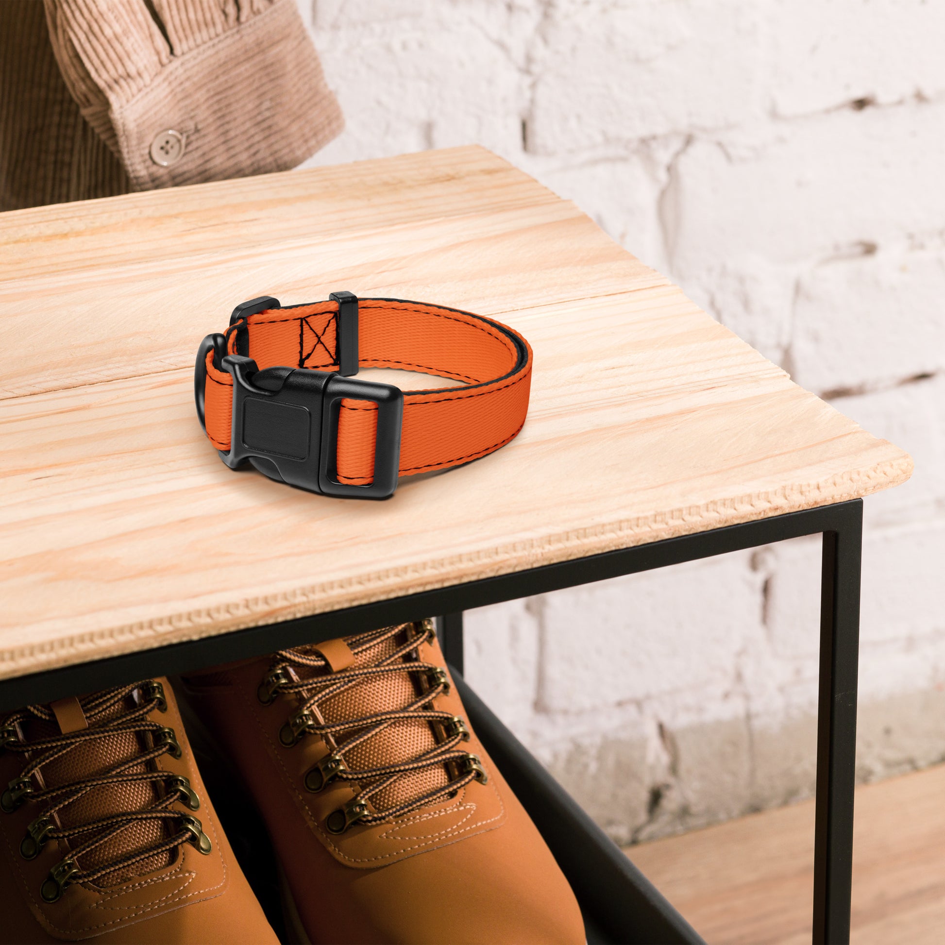 ORANGE Pet collar - ASHRILEYPRINTS
