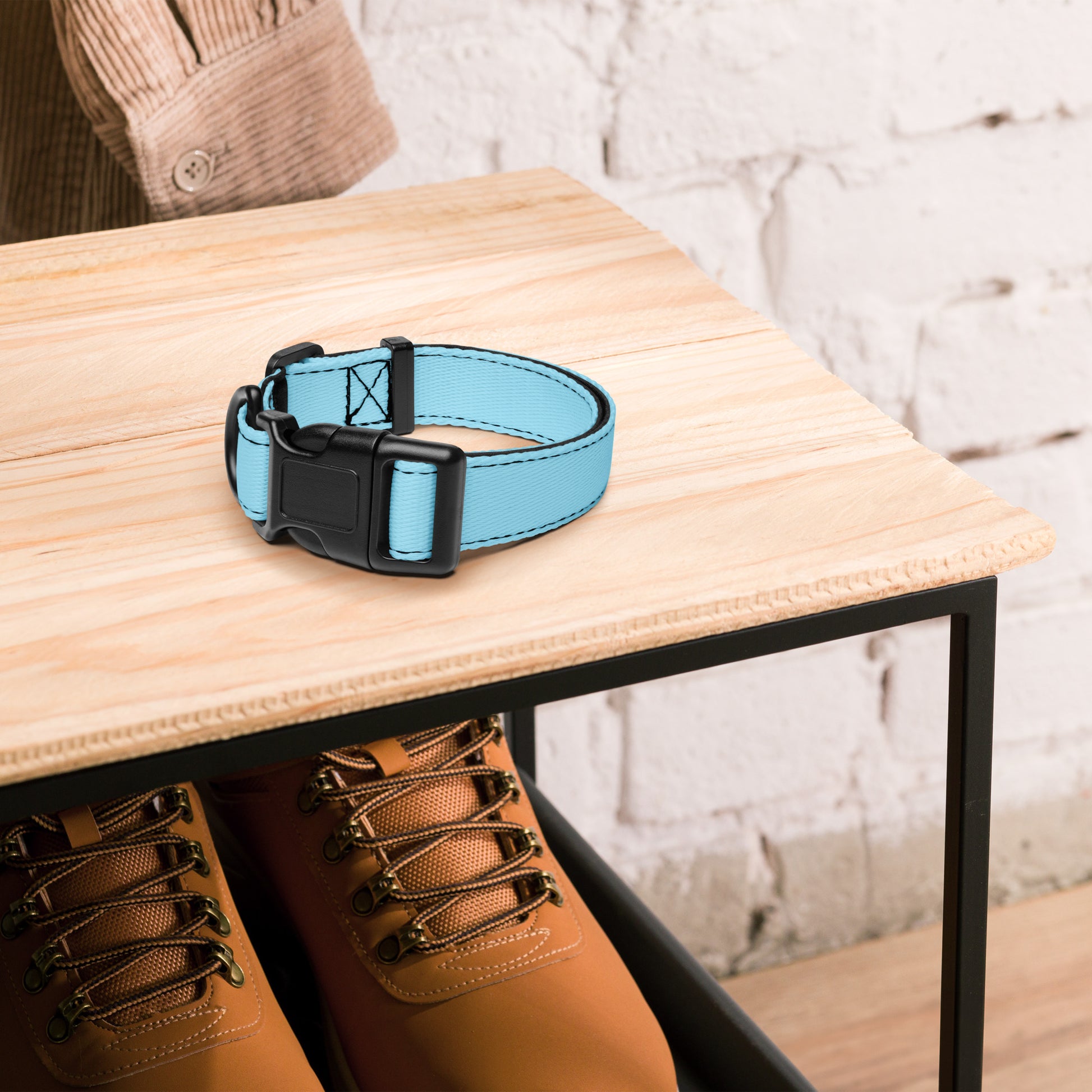 LIGHT BLUE Pet collar - ASHRILEYPRINTS