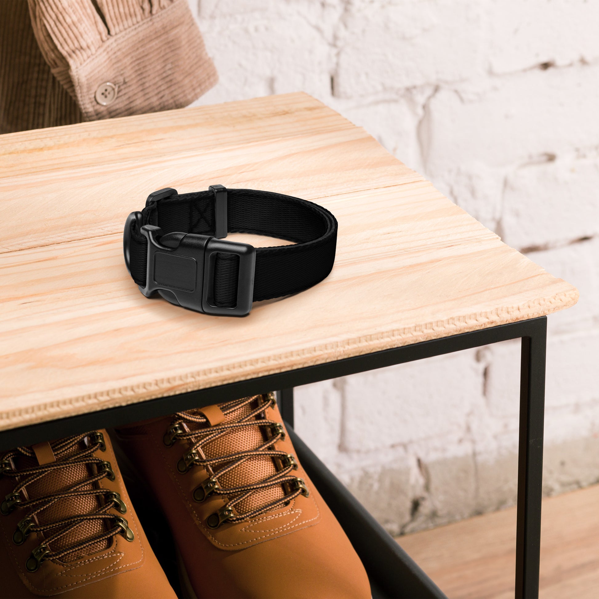 BLACK Pet collar - ASHRILEYPRINTS